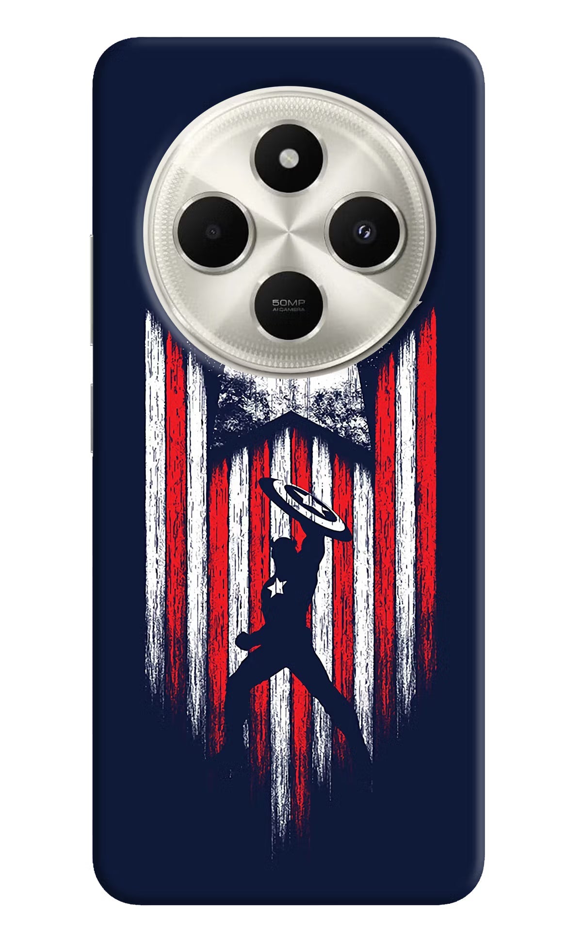 Captain America Marvel Art Poco C75 5G Back Cover