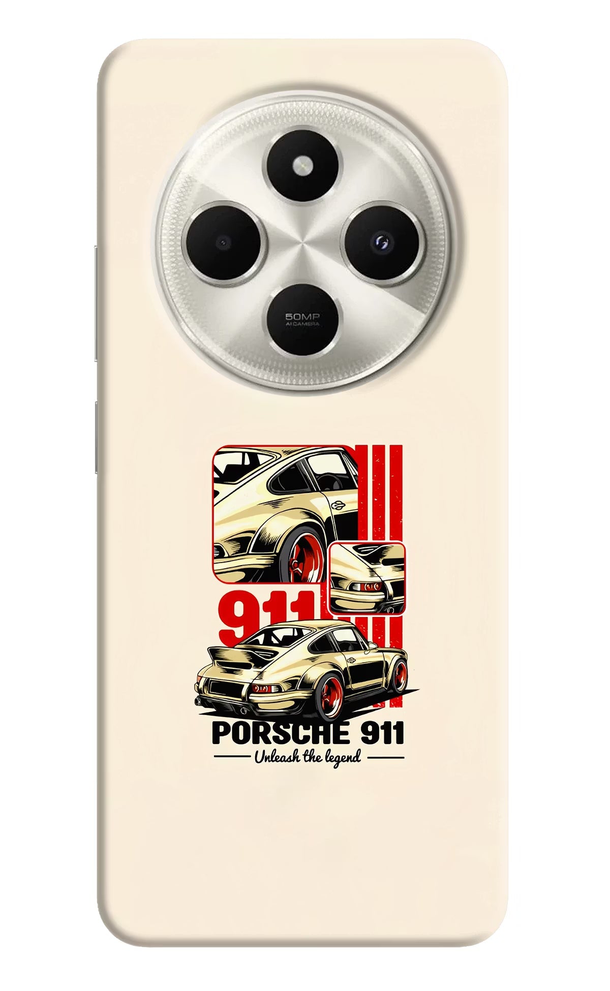 Classic Porsche 911 Poco C75 5G Back Cover