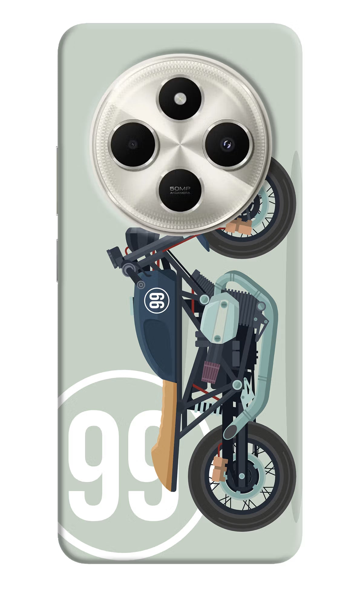 Classic Cafe Racer 99 Poco C75 5G Back Cover