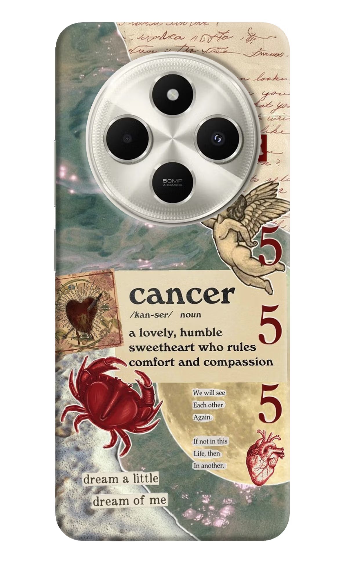 Cancer Zodiac Poco C75 5G Back Cover