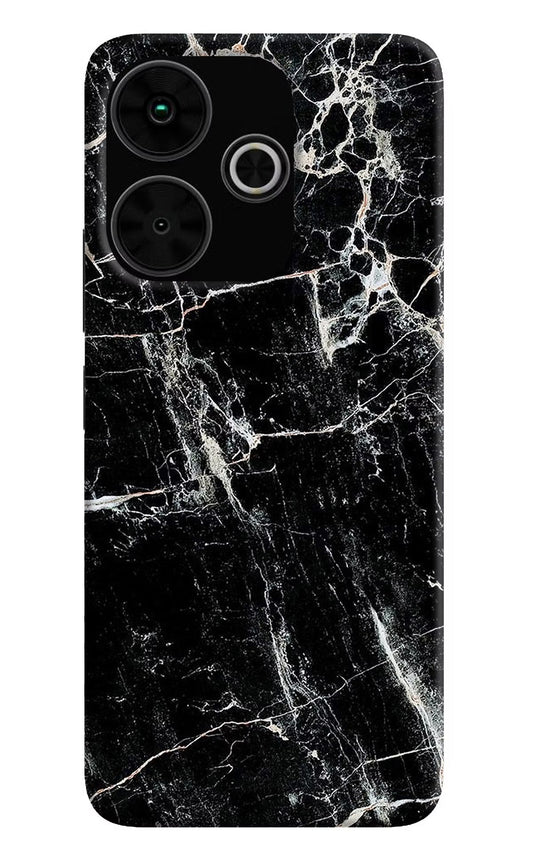 Black Marble Texture Poco M6 Plus 5G Back Cover