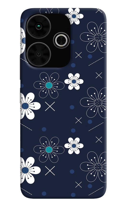 Flowers Poco M6 Plus 5G Back Cover