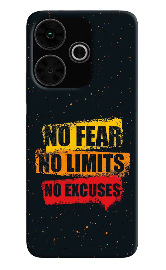 No Fear No Limits No Excuse Poco M6 Plus 5G Back Cover