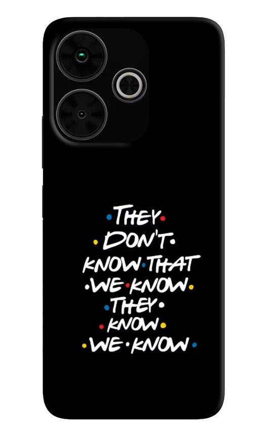 FRIENDS Dialogue Poco M6 Plus 5G Back Cover