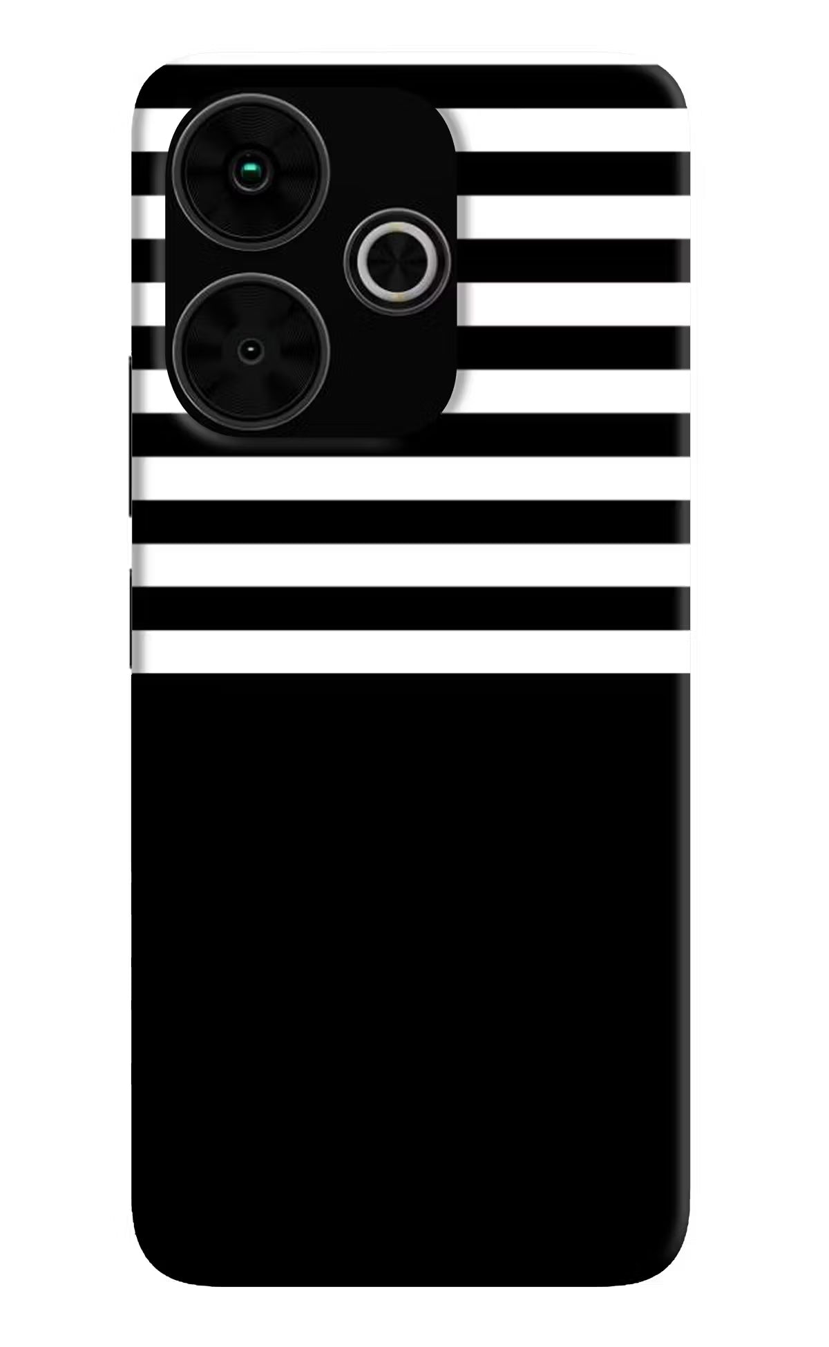 Black and White Print Poco M6 Plus 5G Back Cover