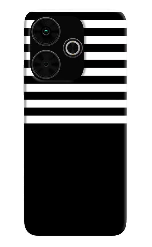 Black and White Print Poco M6 Plus 5G Back Cover