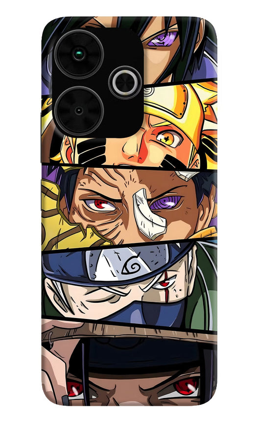 Naruto Character Poco M6 Plus 5G Back Cover