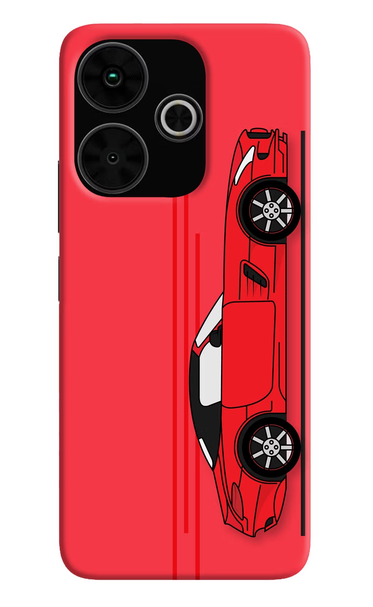 Red Velocity Poco M6 Plus 5G Back Cover