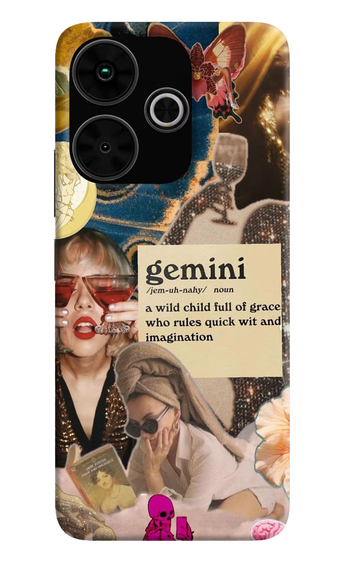 Gemini Zodiac Poco M6 Plus 5G Back Cover