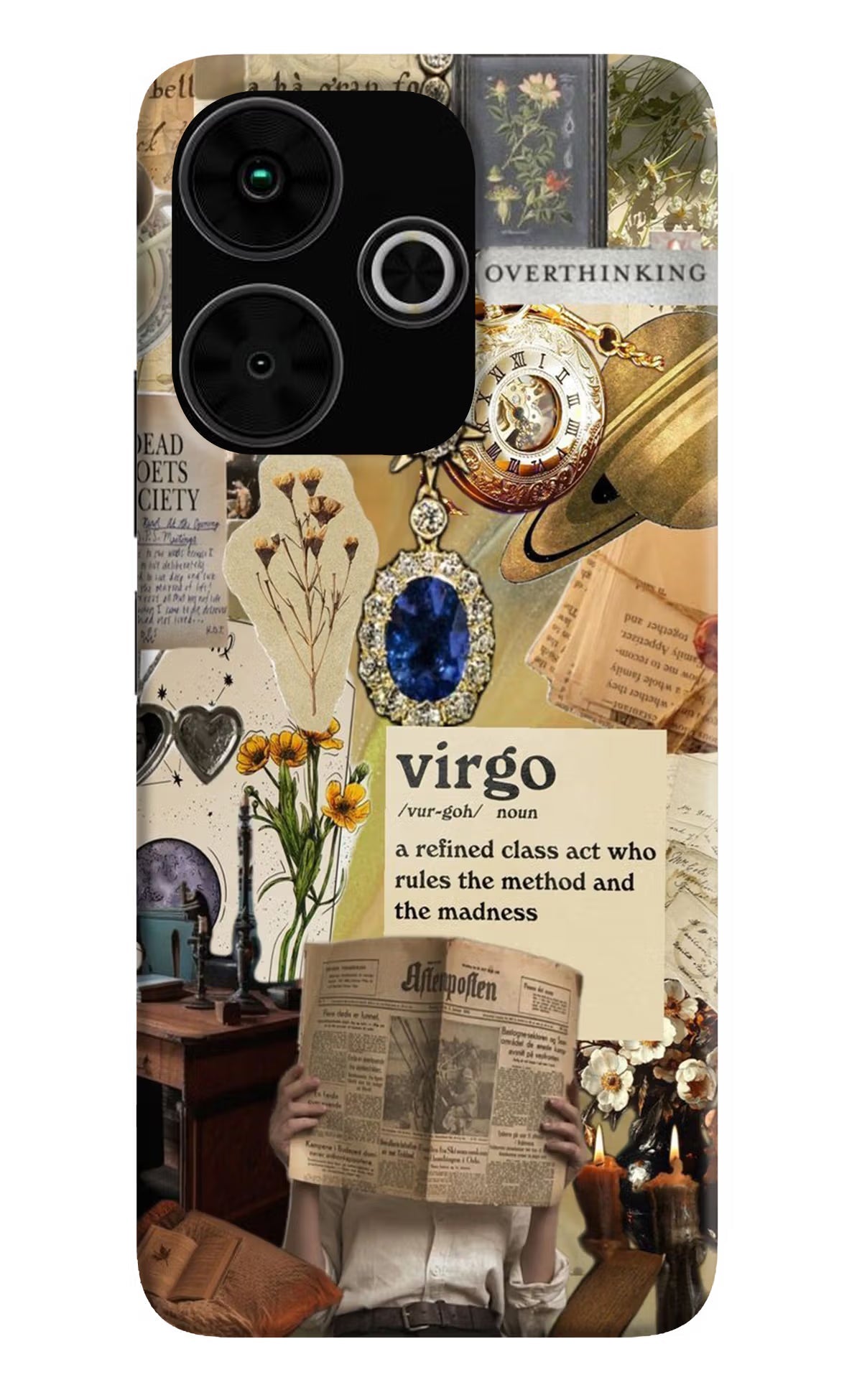 Virgo Zodiac Poco M6 Plus 5G Back Cover