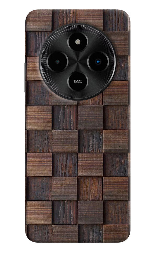 Wooden Cube Design Poco M7 5G Back Cover