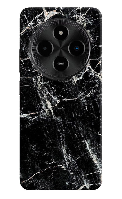 Black Marble Texture Poco M7 5G Back Cover