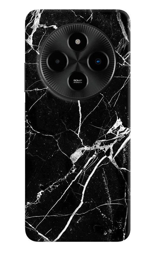 Black Marble Pattern Poco M7 5G Back Cover