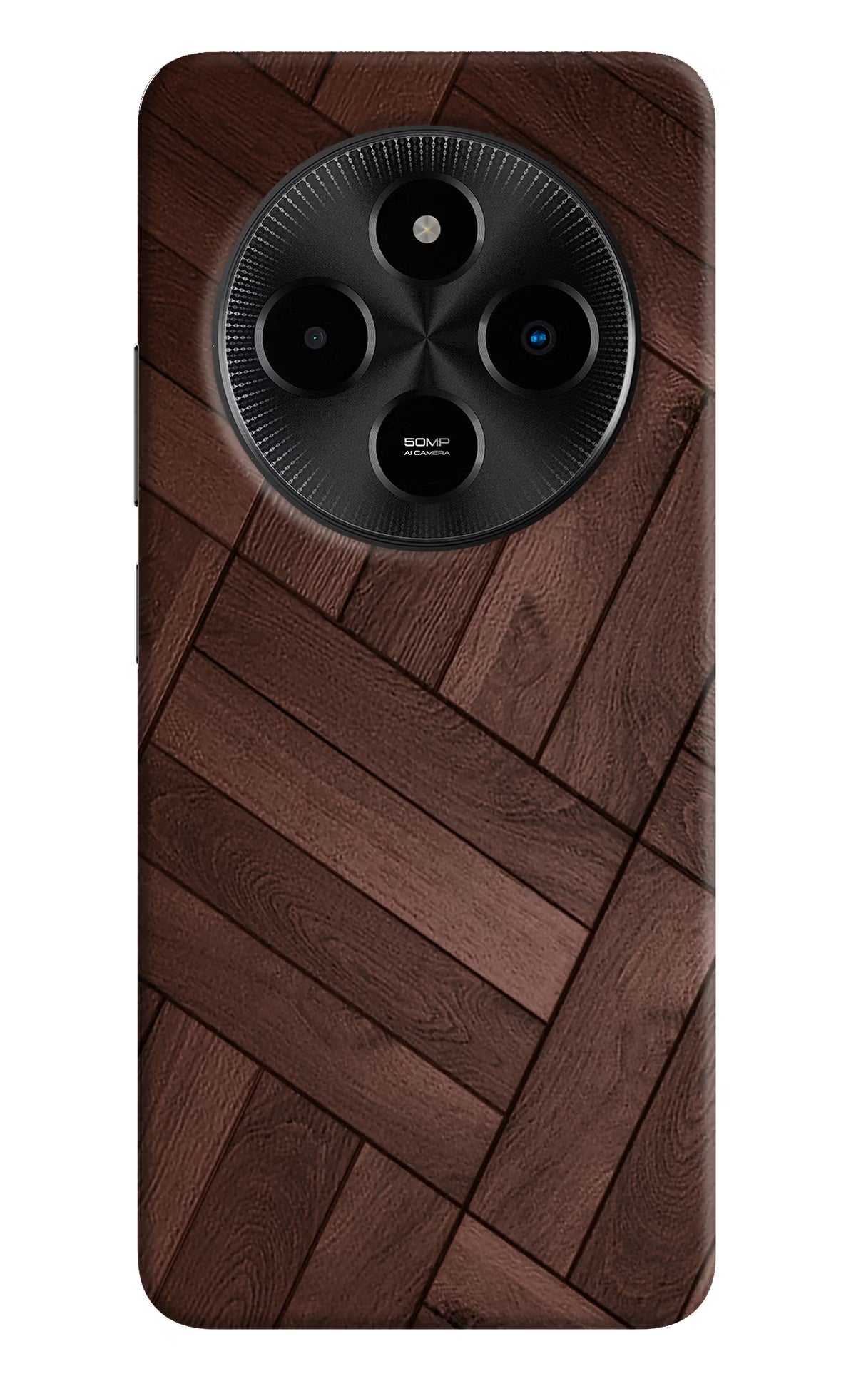 Wooden Texture Design Poco M7 5G Back Cover
