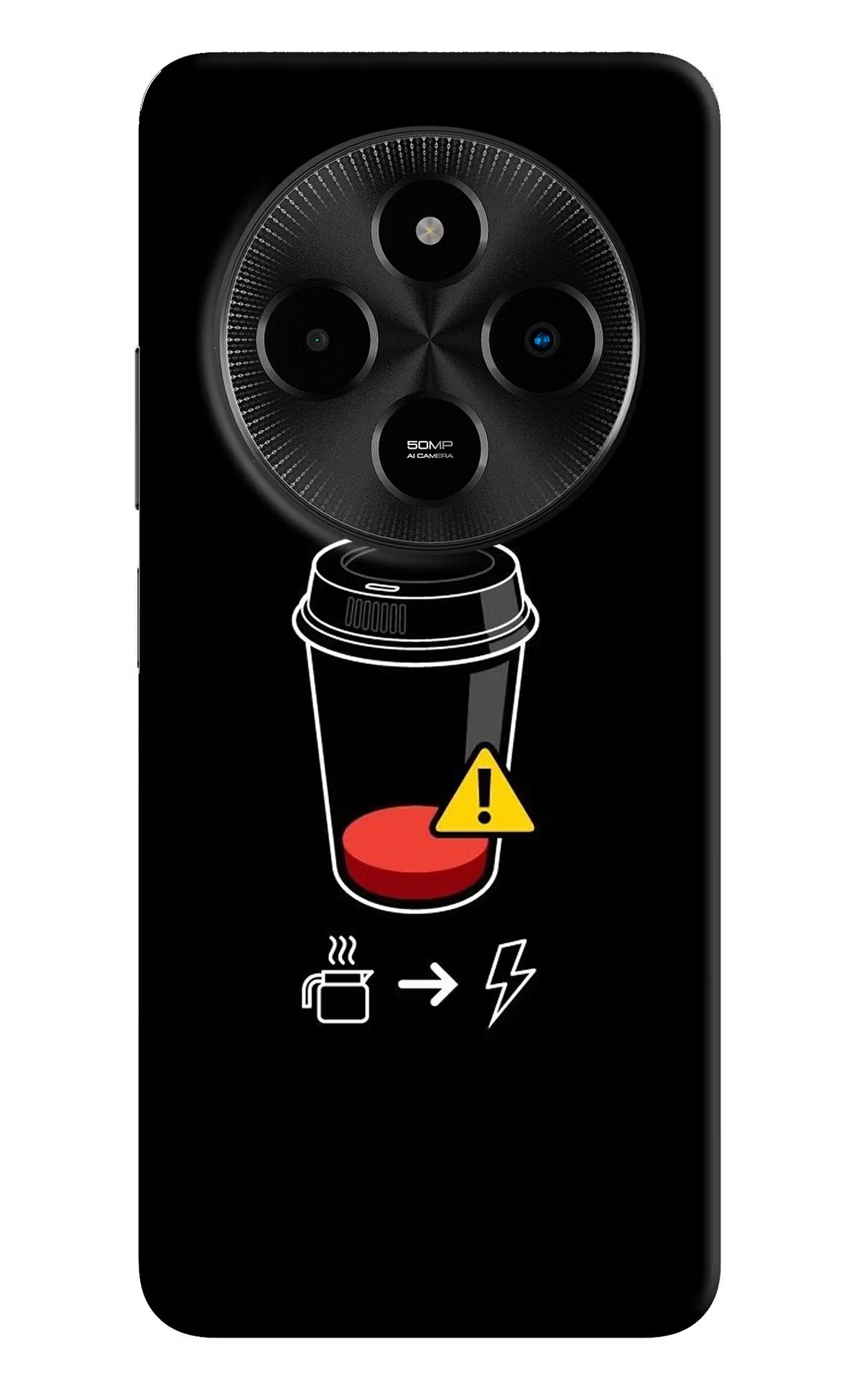 Coffee Poco M7 5G Back Cover