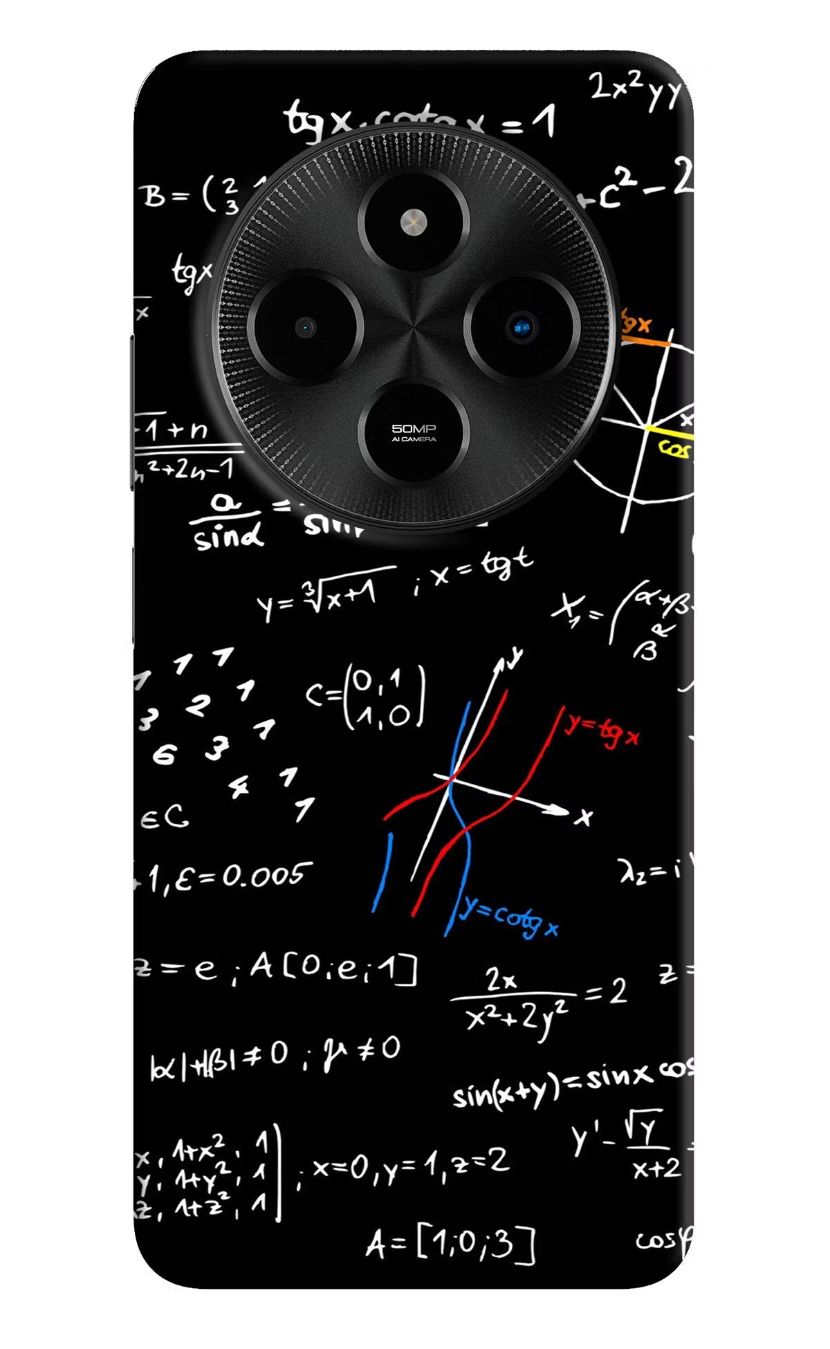 Mathematics Formula Poco M7 5G Back Cover