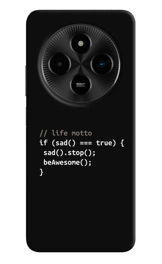Life Motto Code Poco M7 5G Back Cover