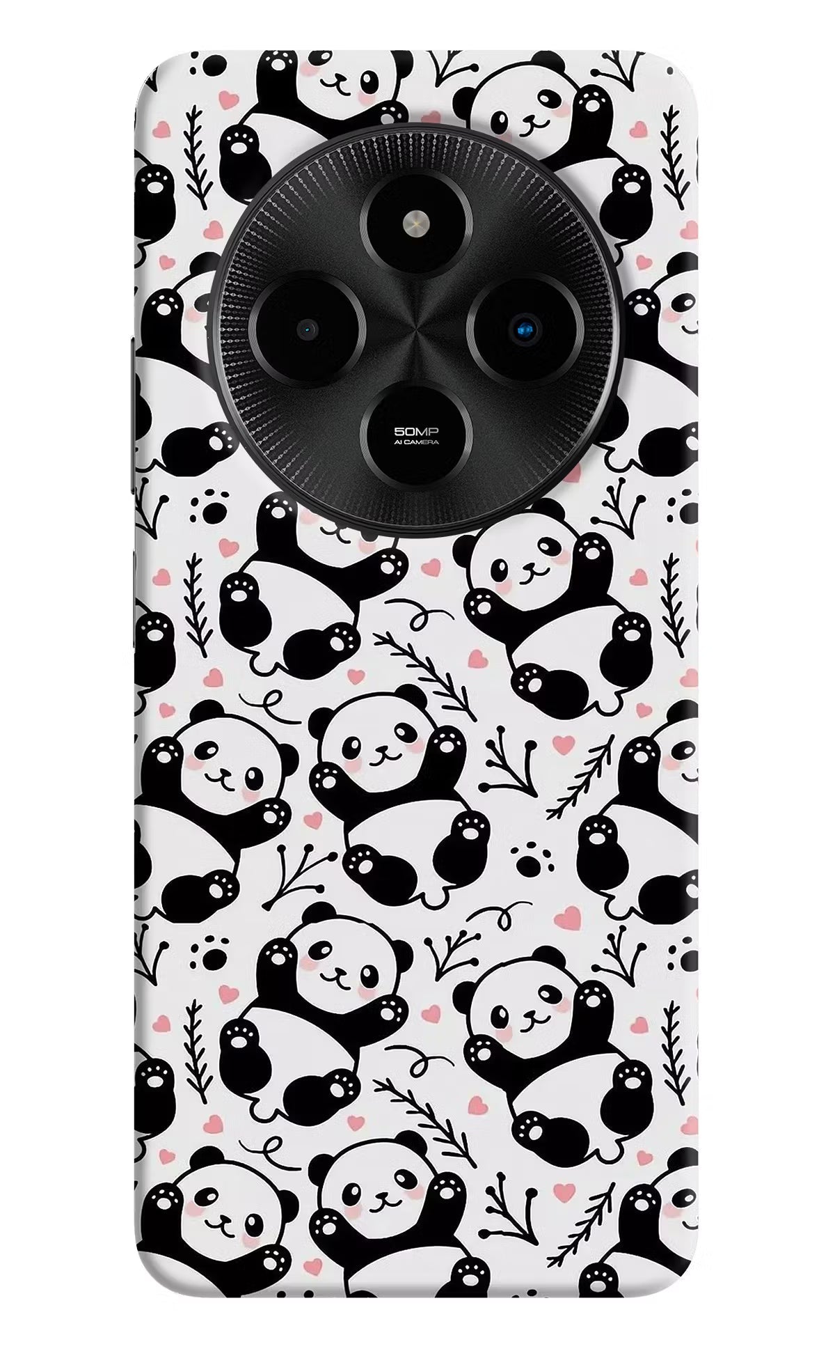 Cute Panda Poco M7 5G Back Cover