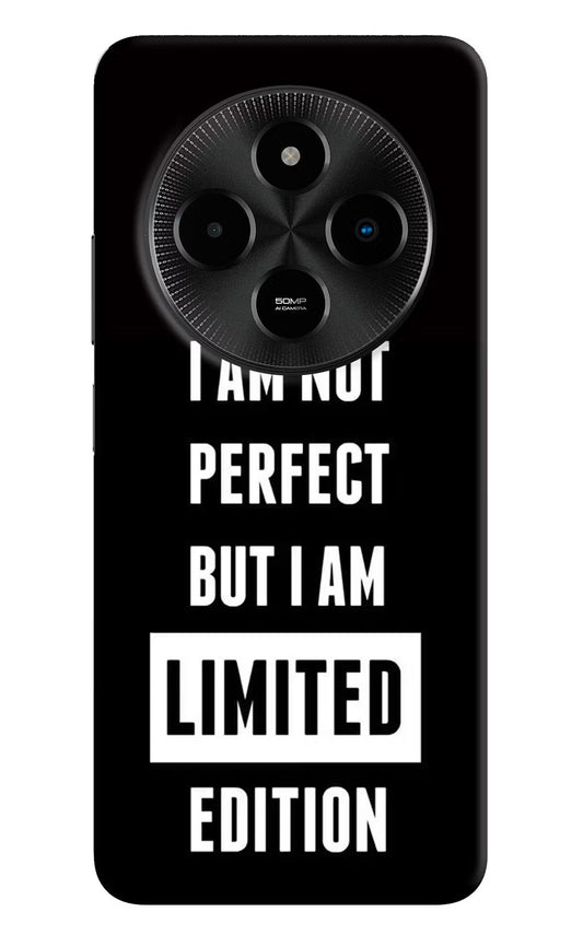 I Am Not Perfect But I Am Limited Edition Poco M7 5G Back Cover