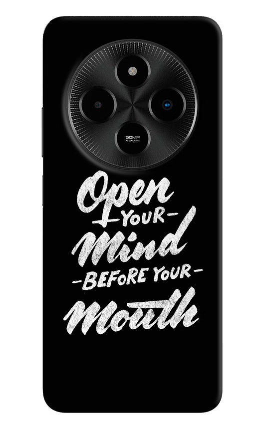 Open Your Mind Before Your Mouth Poco M7 5G Back Cover