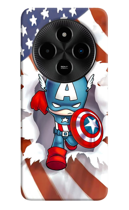 Captain America Poco M7 5G Back Cover
