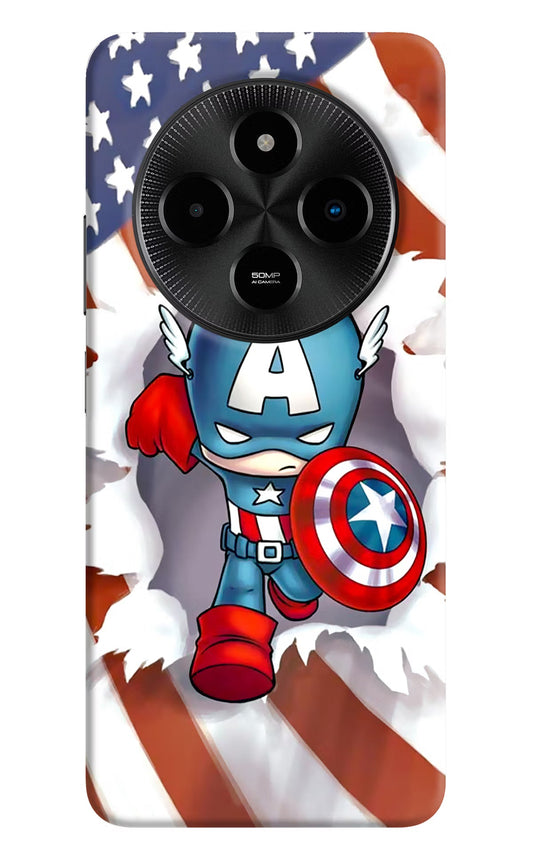 Captain America Poco M7 5G Back Cover