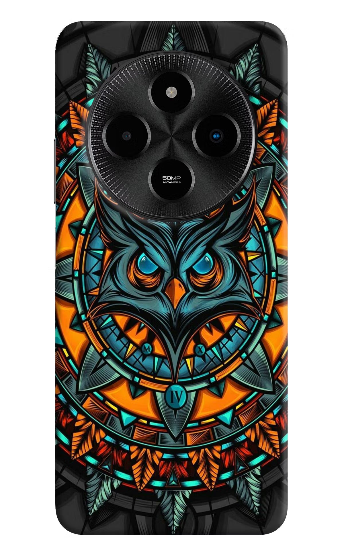 Angry Owl Art Poco M7 5G Back Cover