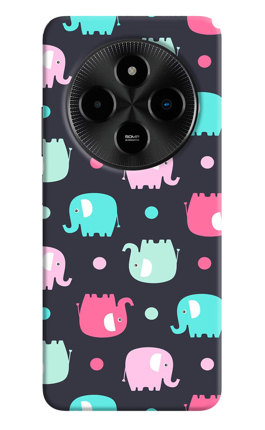 Elephants Poco M7 5G Back Cover