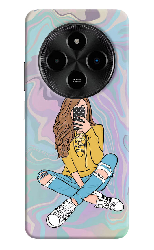 Selfie Girl Poco M7 5G Back Cover