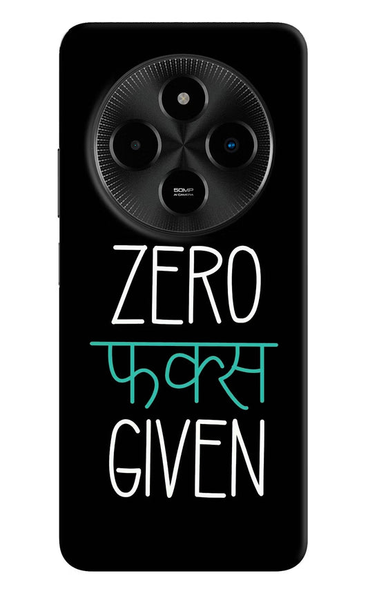 Zero Fucks Given Poco M7 5G Back Cover