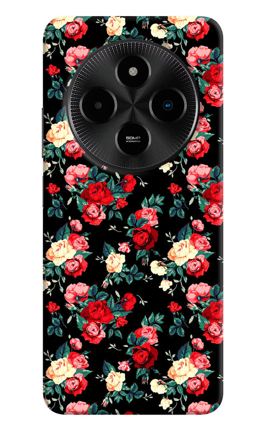 Rose Pattern Poco M7 5G Back Cover