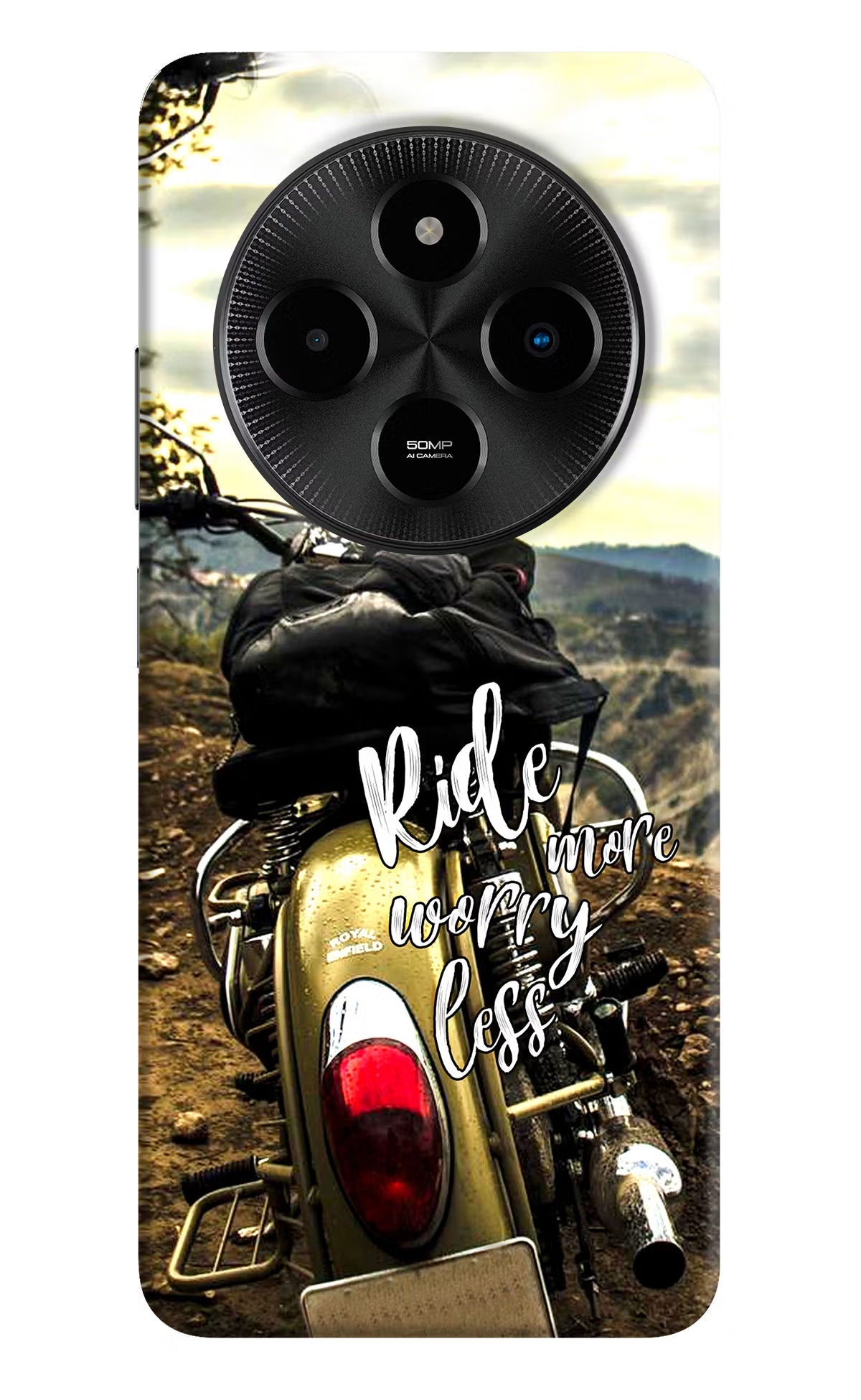 Ride More Worry Less Poco M7 5G Back Cover