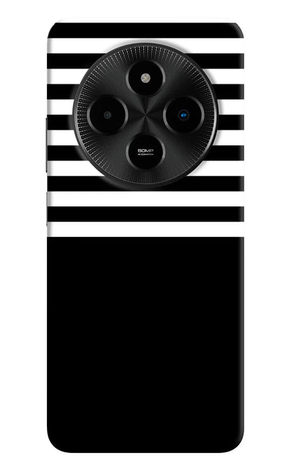 Black and White Print Poco M7 5G Back Cover