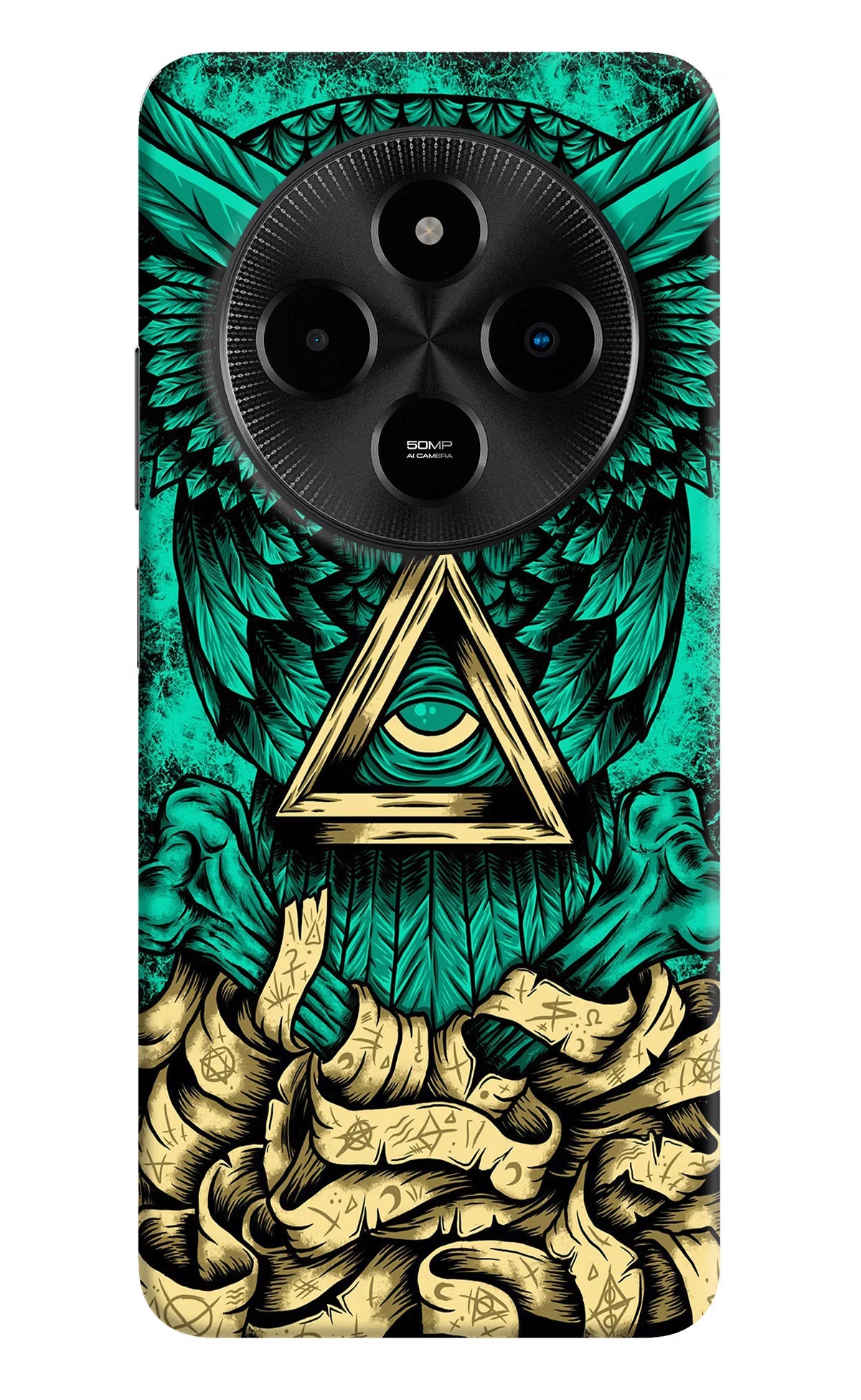 Green Owl Poco M7 5G Back Cover