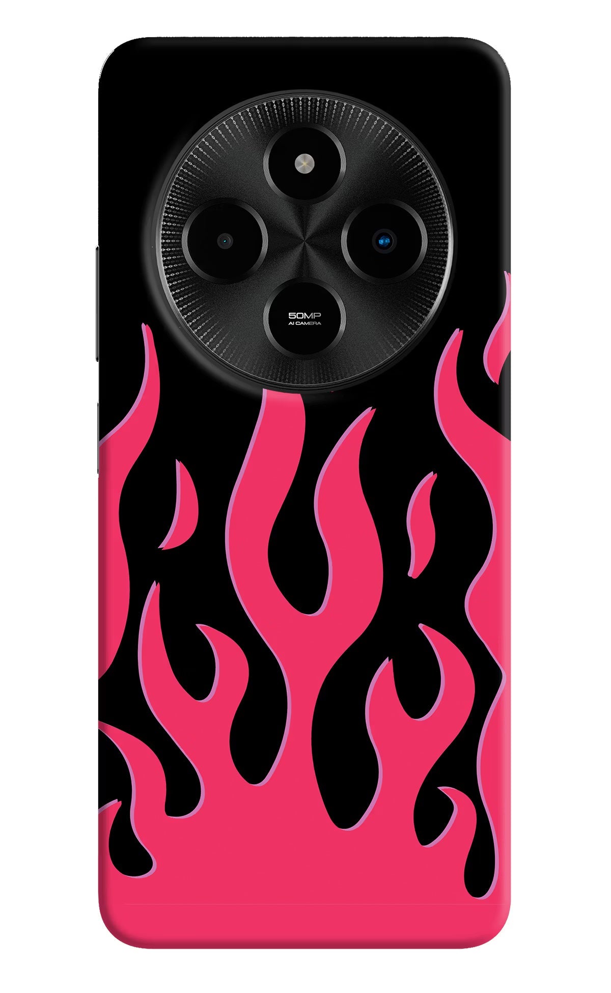 Fire Flames Poco M7 5G Back Cover