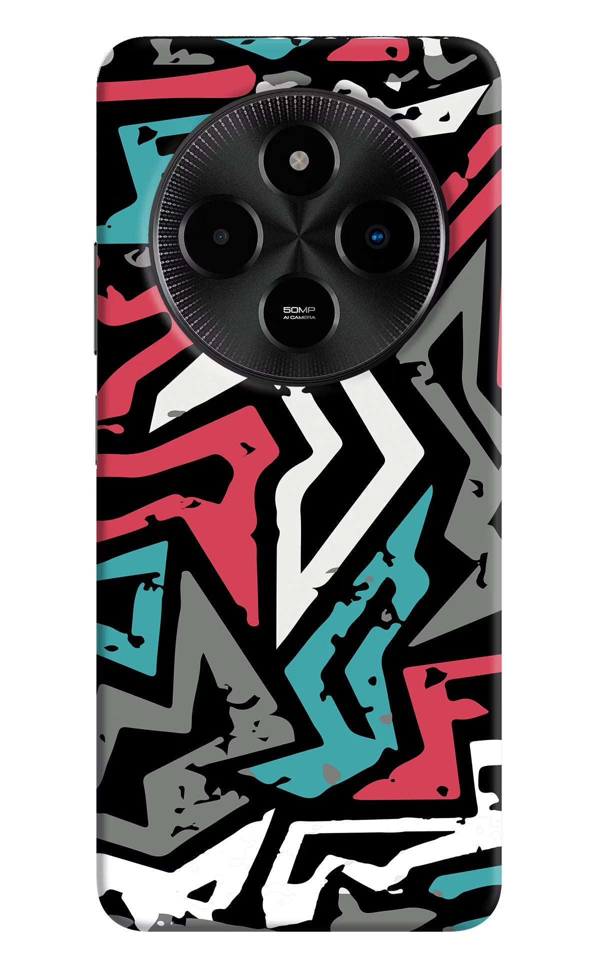 Geometric Graffiti Poco M7 5G Back Cover