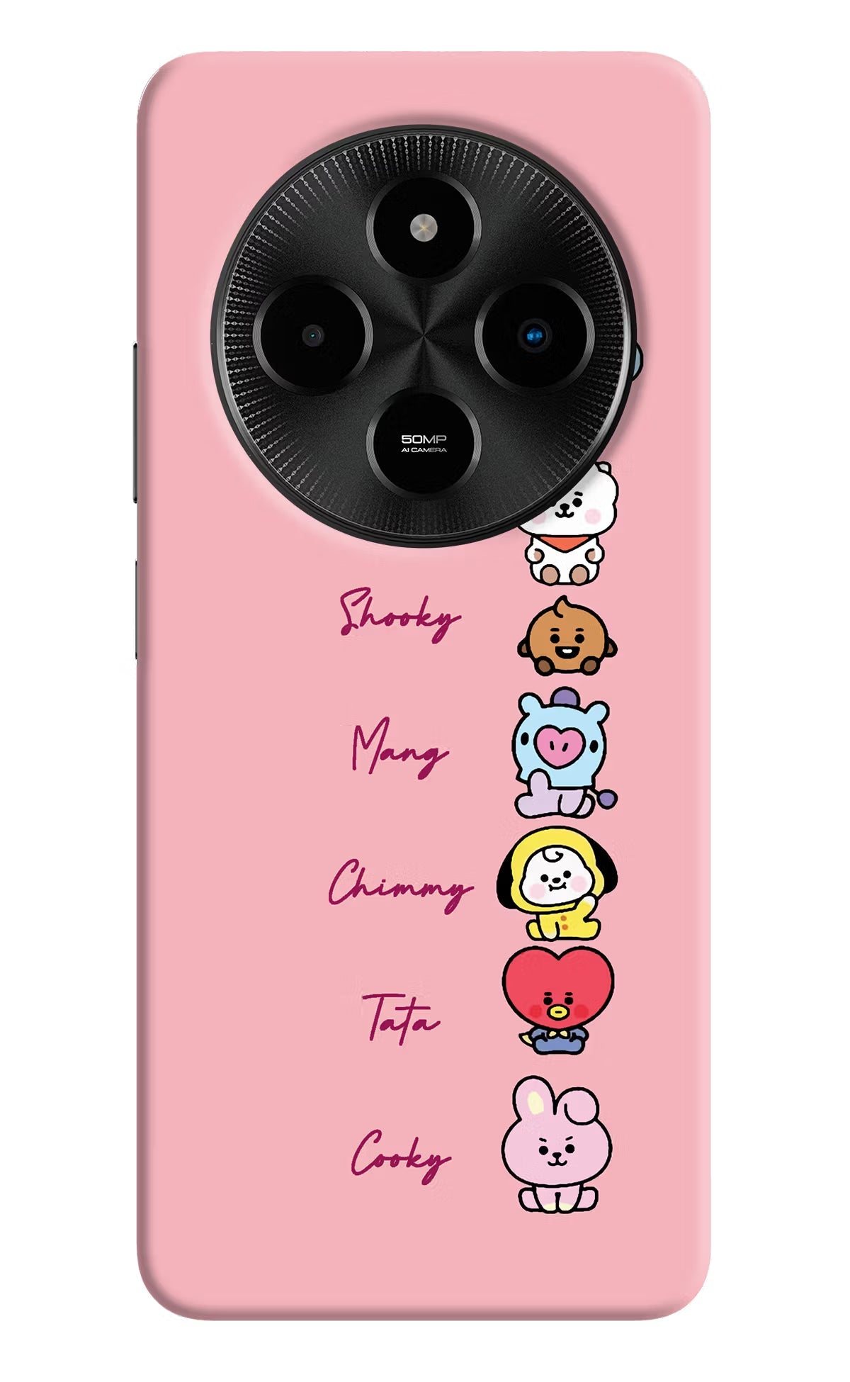 BTS names Poco M7 5G Back Cover