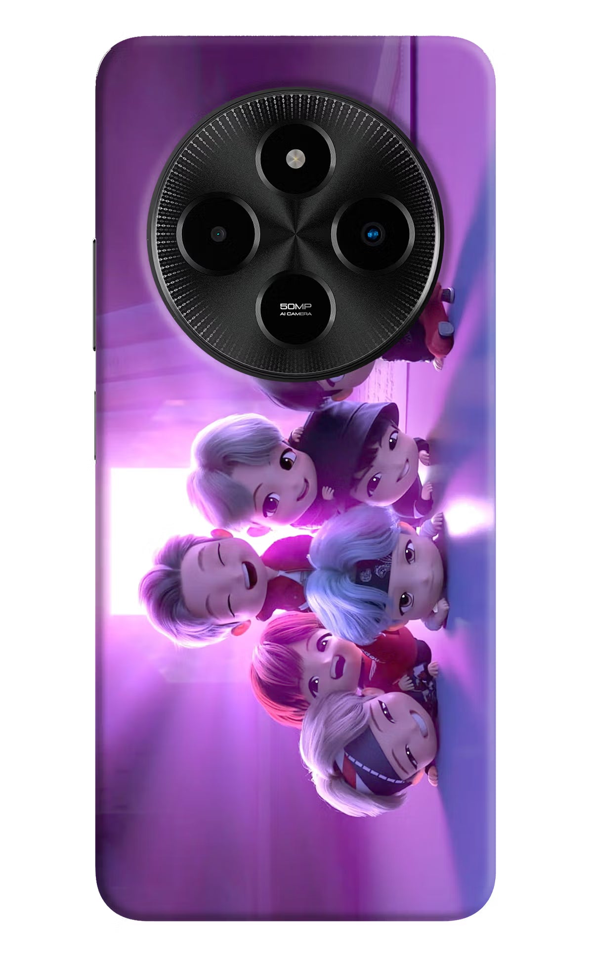 BTS Chibi Poco M7 5G Back Cover