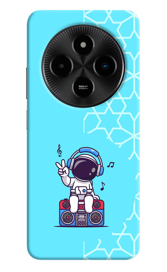 Cute Astronaut Chilling Poco M7 5G Back Cover