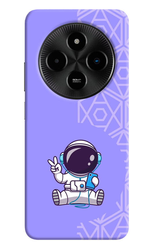 Cute Astronaut Chilling Poco M7 5G Back Cover