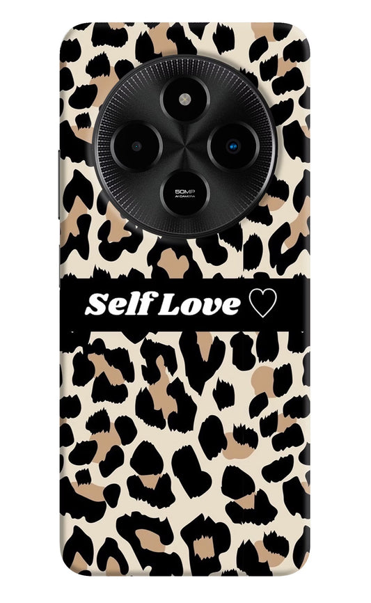 Leopard Print Self Love Poco M7 5G Back Cover