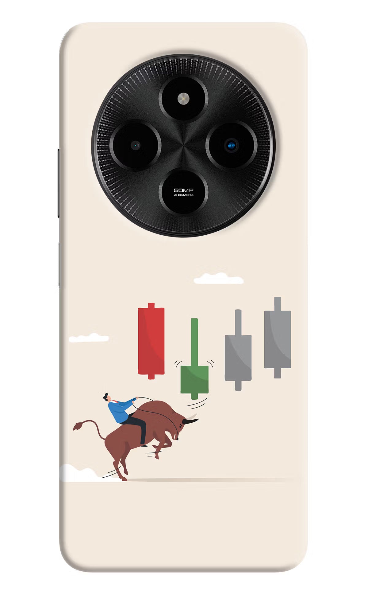 Bull Trading Momentum Poco M7 5G Back Cover