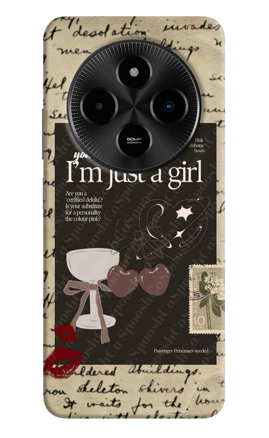 I am just a girl Poco M7 5G Back Cover