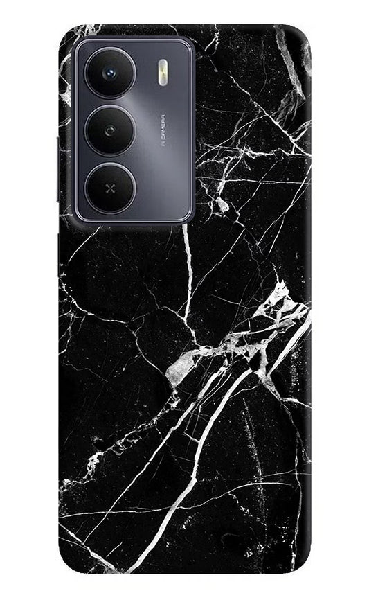 Black Marble Pattern Realme Narzo 80 Lite 5G Back Cover