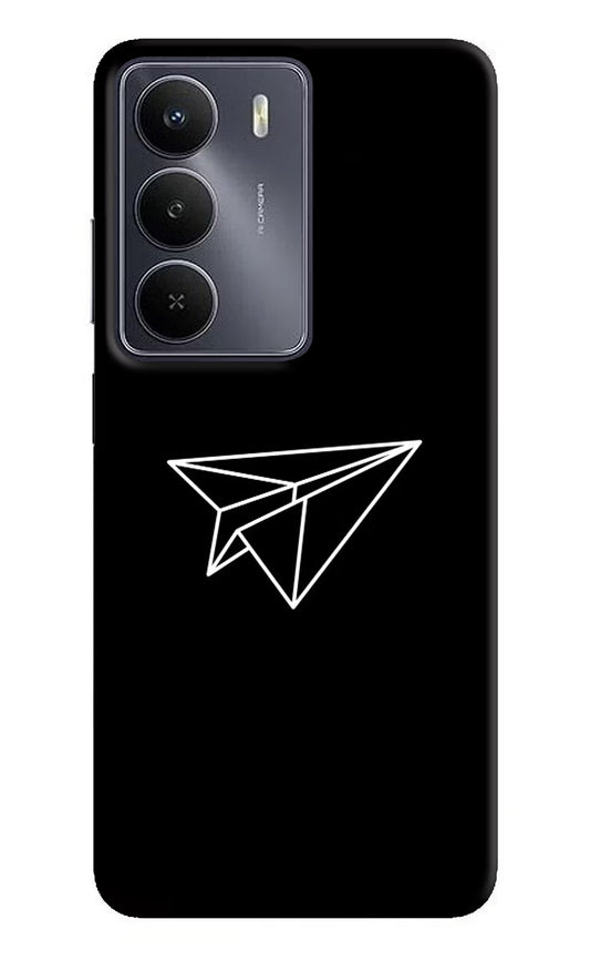 Paper Plane White Realme Narzo 80 Lite 5G Back Cover