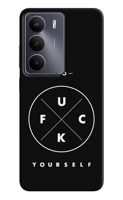 Go Fuck Yourself Realme Narzo 80 Lite 5G Back Cover