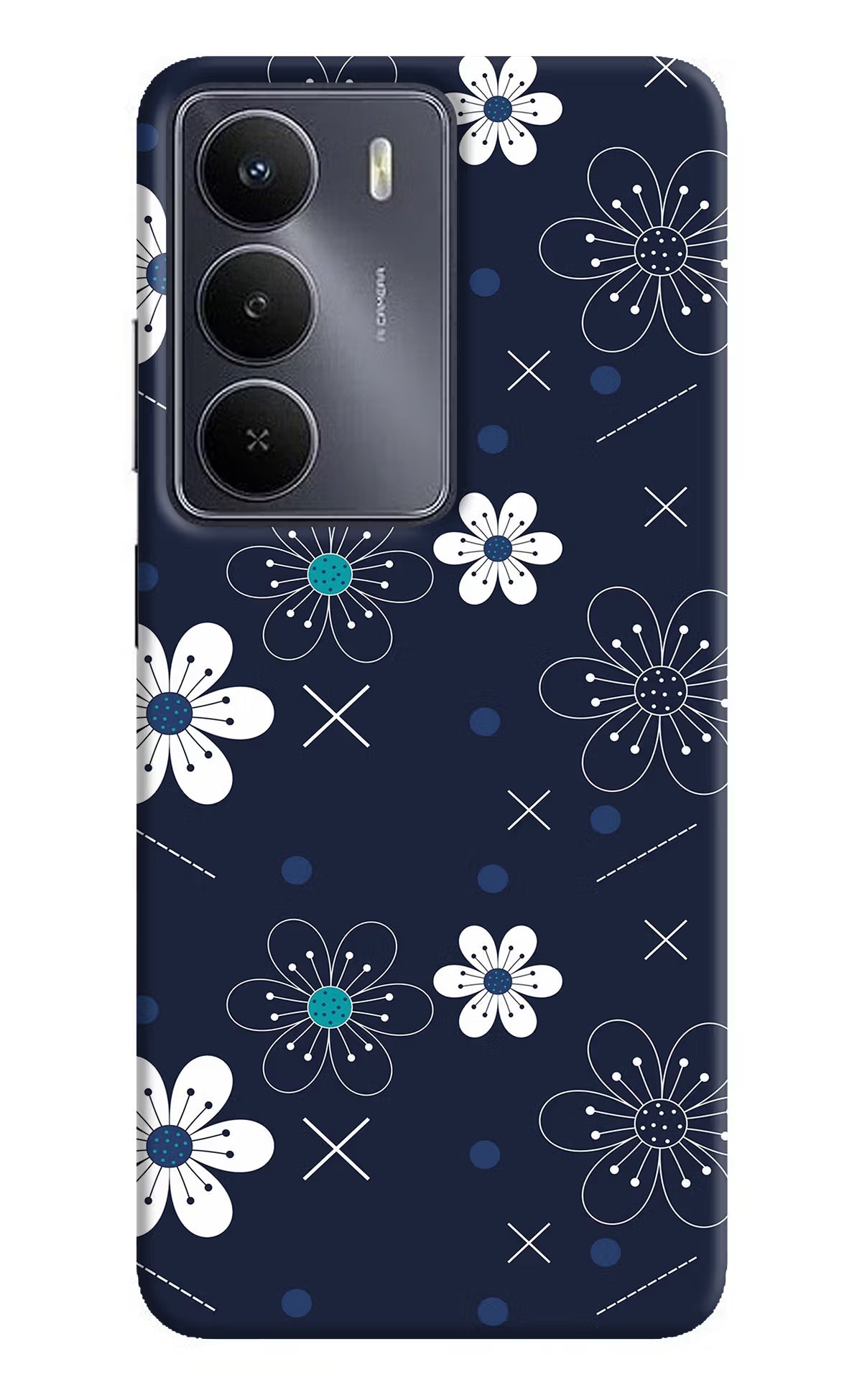 Flowers Realme Narzo 80 Lite 5G Back Cover