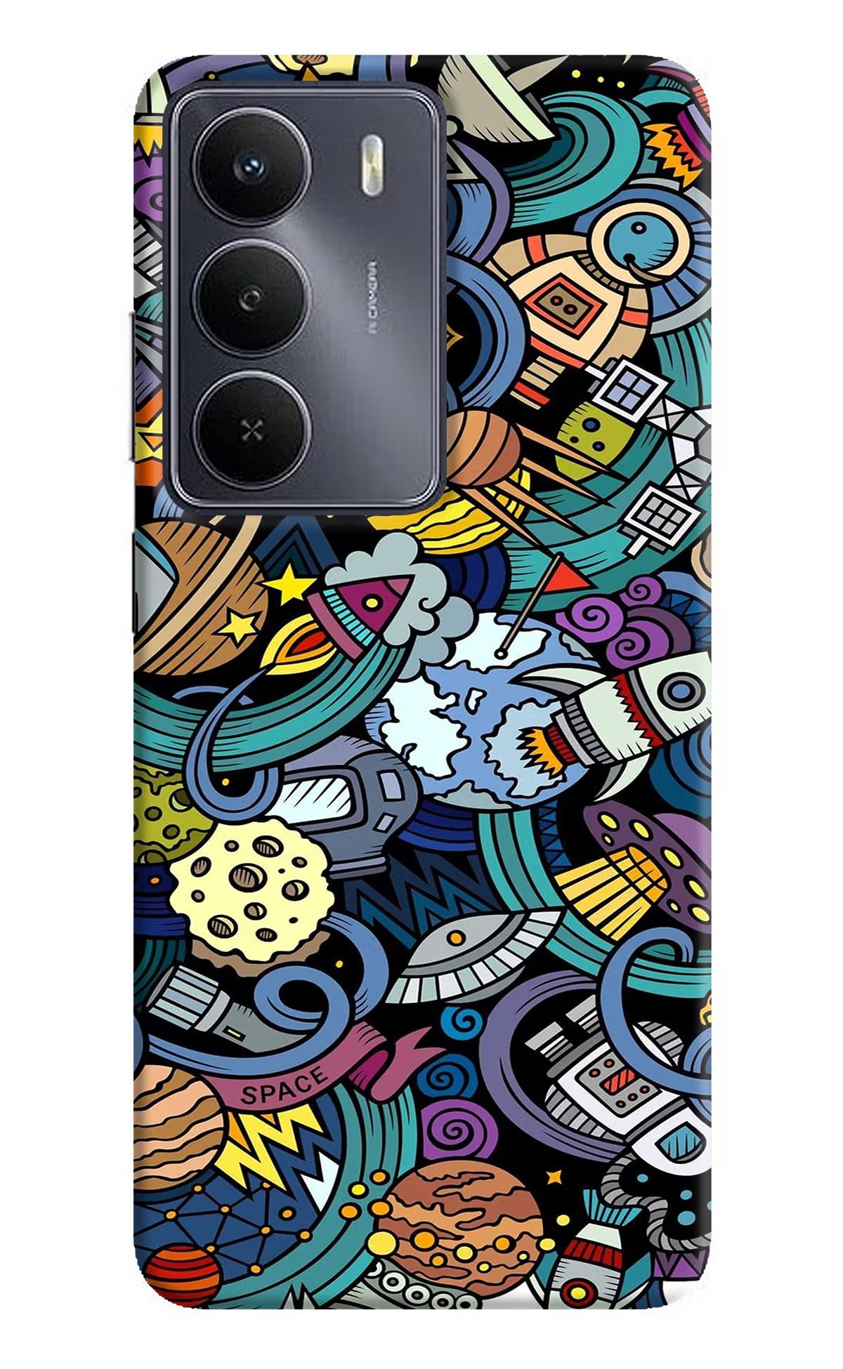 Space Abstract Realme Narzo 80 Lite 5G Back Cover