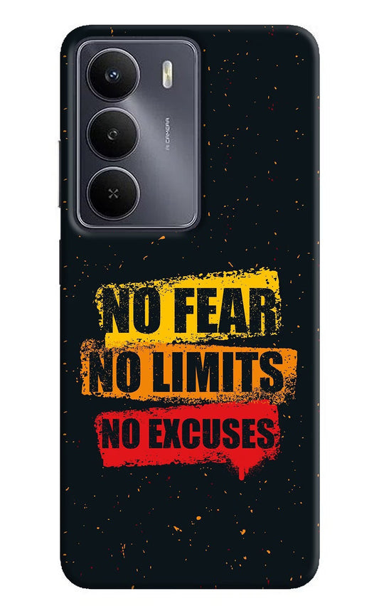 No Fear No Limits No Excuse Realme Narzo 80 Lite 5G Back Cover
