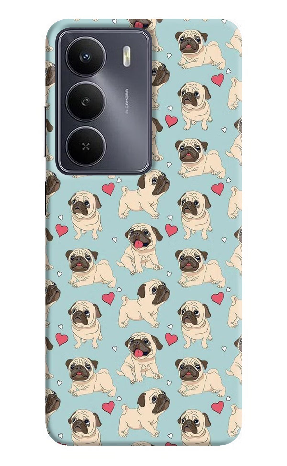 Pug Dog Realme Narzo 80 Lite 5G Back Cover